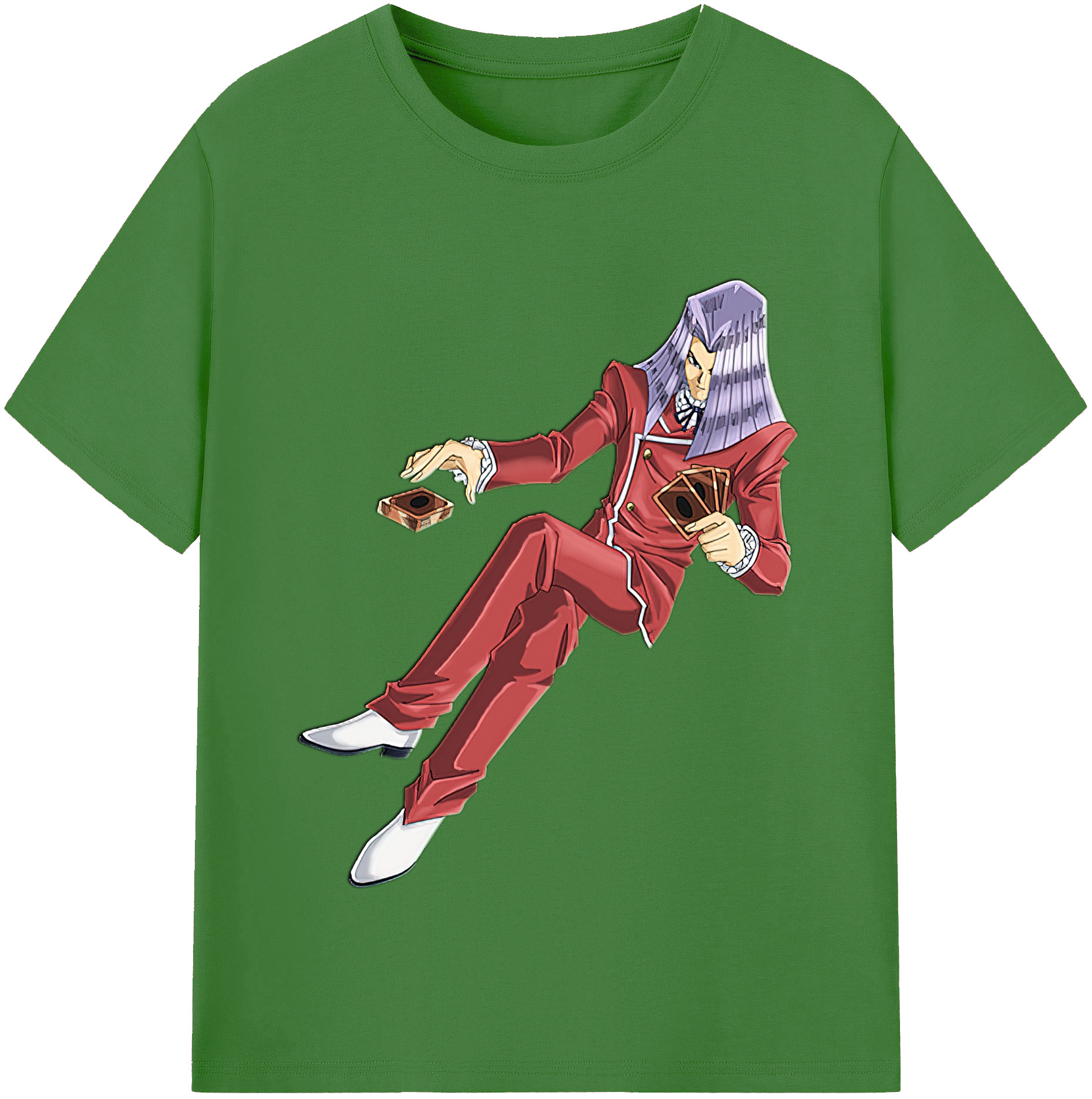 （画像用） 遊☆戯☆王 Yu-Gi-Oh! レディースカジュアルプリントTシャツ（綿100％）